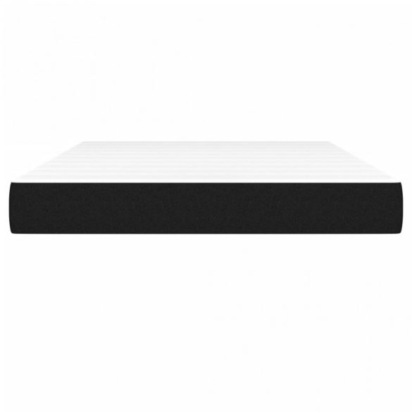 fekete szövet zsebrugós ágymatrac közepes keménységű 140x200x20 cm
