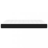 fekete szövet zsebrugós ágymatrac közepes keménységű 140x200x20 cm