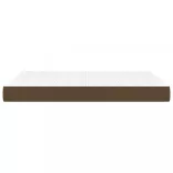 sötétbarna szövet zsebrugós ágymatrac közepes keménységű 140x200x20 cm