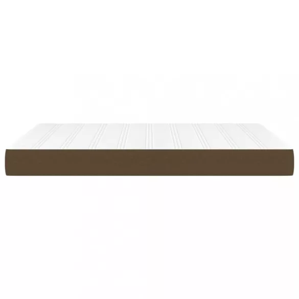sötétbarna szövet zsebrugós ágymatrac közepes keménységű 140x200x20 cm