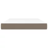 tópszínű szövet zsebrugós ágymatrac közepes keménységű 140x200x20 cm