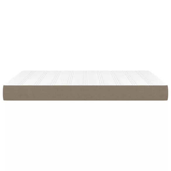 tópszínű szövet zsebrugós ágymatrac közepes keménységű 140x200x20 cm