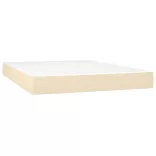 krémszínű szövet zsebrugós ágymatrac közepes keménységű 140x200x20 cm