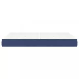 kék szövet zsebrugós ágymatrac közepes keménységű 140x200x20 cm