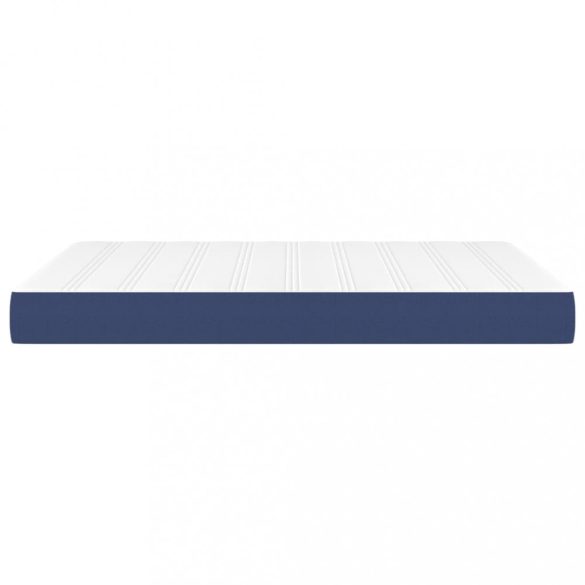 kék szövet zsebrugós ágymatrac közepes keménységű 140x200x20 cm