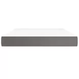 szürke műbőr zsebrugós ágymatrac közepes keménységű 140x200x20 cm