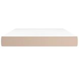 cappuccino színű műbőr zsebrugós ágymatrac közepes keménységű 140x200x20 cm