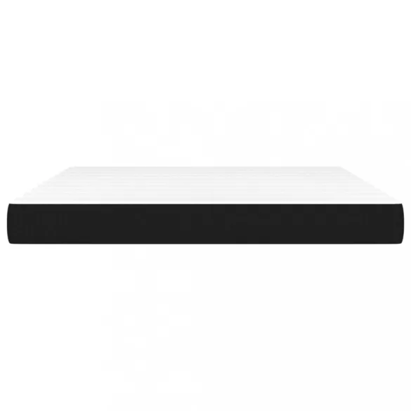 fekete szövet zsebrugós ágymatrac közepes keménységű 160x200x20 cm