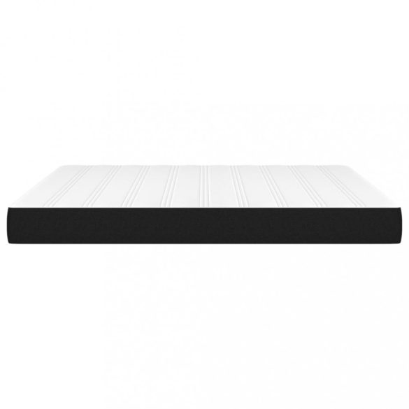fekete szövet zsebrugós ágymatrac közepes keménységű 160x200x20 cm