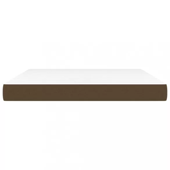 sötétbarna szövet zsebrugós ágymatrac közepes keménységű 160x200x20 cm