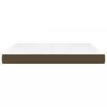 sötétbarna szövet zsebrugós ágymatrac közepes keménységű 160x200x20 cm