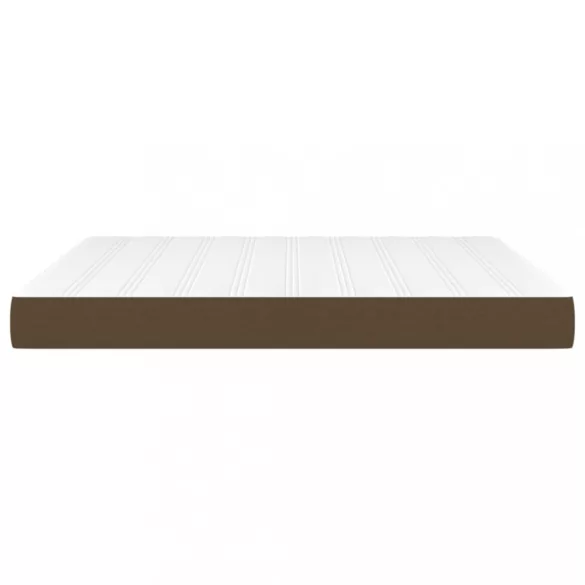 sötétbarna szövet zsebrugós ágymatrac közepes keménységű 160x200x20 cm