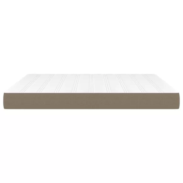 tópszínű szövet zsebrugós ágymatrac közepes keménységű 160x200x20 cm