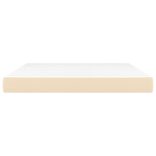 krémszínű szövet zsebrugós ágymatrac közepes keménységű 160x200x20 cm