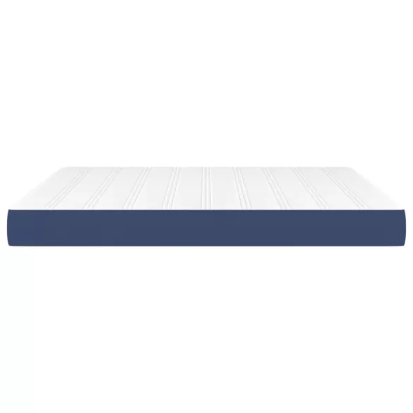 kék szövet zsebrugós ágymatrac közepes keménységű 160x200x20 cm
