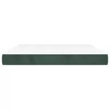 sötétzöld bársony zsebrugós ágymatrac közepes keménységű 160x200x20 cm