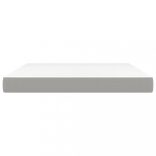 világosszürke szövet zsebrugós ágymatrac közepes keménységű 180x200x20 cm