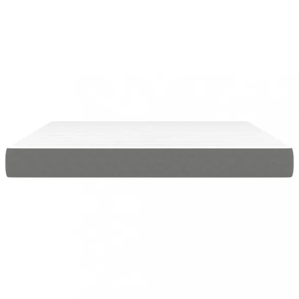 sötétszürke szövet zsebrugós ágymatrac közepes keménységű 180x200x20 cm
