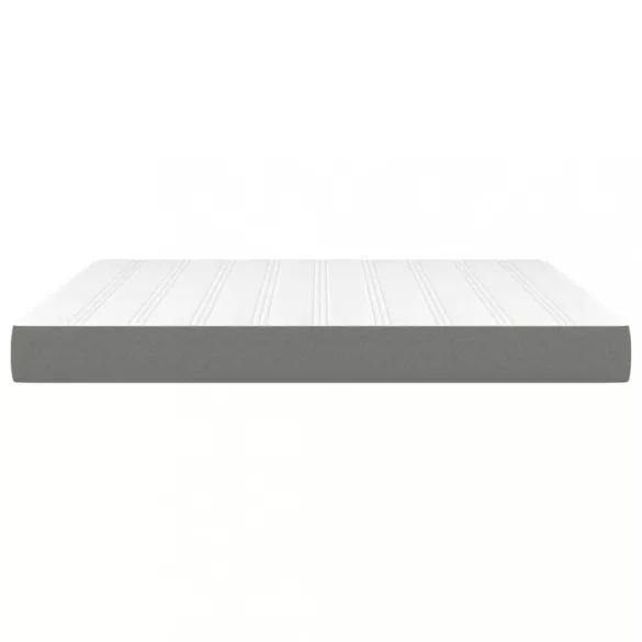 sötétszürke szövet zsebrugós ágymatrac közepes keménységű 180x200x20 cm