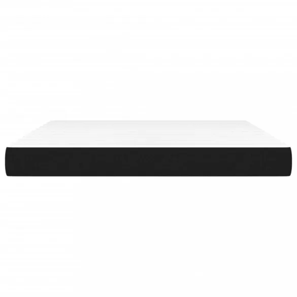 fekete szövet zsebrugós ágymatrac közepes keménységű 180x200x20 cm