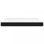 fekete szövet zsebrugós ágymatrac közepes keménységű 180x200x20 cm