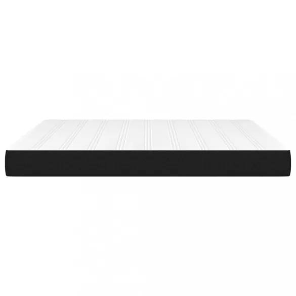 fekete szövet zsebrugós ágymatrac közepes keménységű 180x200x20 cm