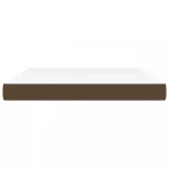 sötétbarna szövet zsebrugós ágymatrac közepes keménységű 180x200x20 cm