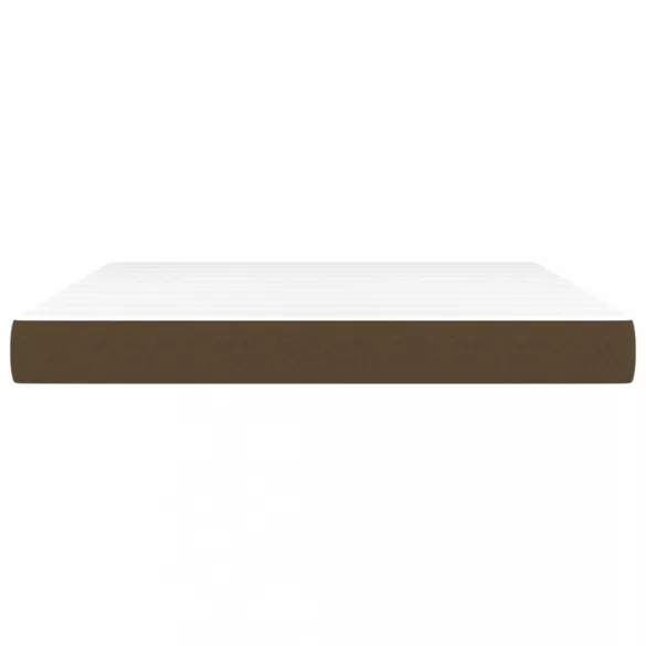 sötétbarna szövet zsebrugós ágymatrac közepes keménységű 180x200x20 cm