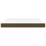 sötétbarna szövet zsebrugós ágymatrac közepes keménységű 180x200x20 cm