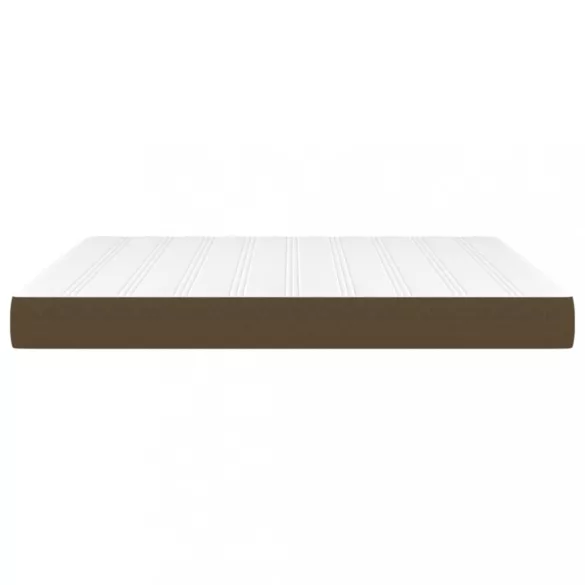 sötétbarna szövet zsebrugós ágymatrac közepes keménységű 180x200x20 cm