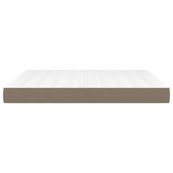 tópszínű szövet zsebrugós ágymatrac közepes keménységű 180x200x20 cm
