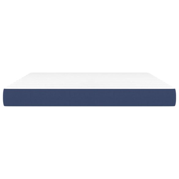 kék szövet zsebrugós ágymatrac közepes keménységű 180x200x20 cm