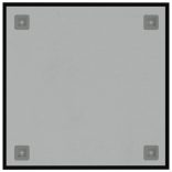 fekete falra szerelhető edzett üveg mágnestábla 40 x 40 cm 