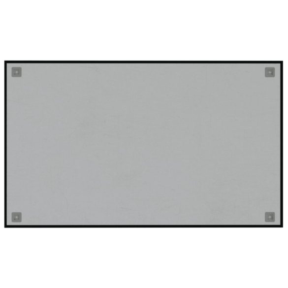 fekete falra szerelhető edzett üveg mágnestábla 100 x 60 cm 