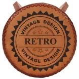 2 db valódi bőr és tömör akácfa bárszék