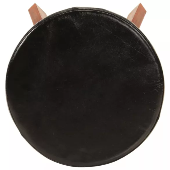 2 db valódi bőr és tömör akácfa bárszék