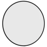 fekete falitükör Ø 40 cm Kerek