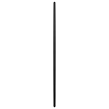 fekete falitükör Ø 40 cm Kerek
