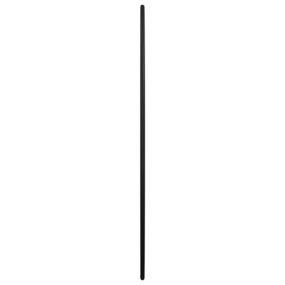 fekete falitükör Ø 50 cm Kerek