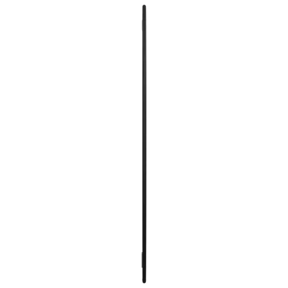 fekete falitükör Ø 60 cm Kerek