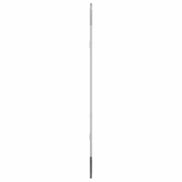 ezüstszínű ovális falitükör 60x25 cm