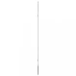 ezüstszínű ovális falitükör 100x45 cm