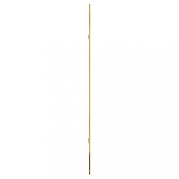 aranyszínű ovális falitükör 100x45 cm