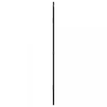 fekete falitükör 60x40 cm
