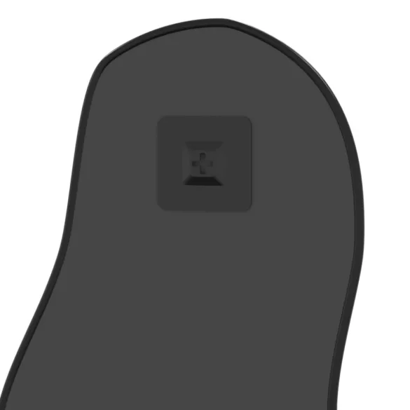 fekete falitükör 90x40 cm
