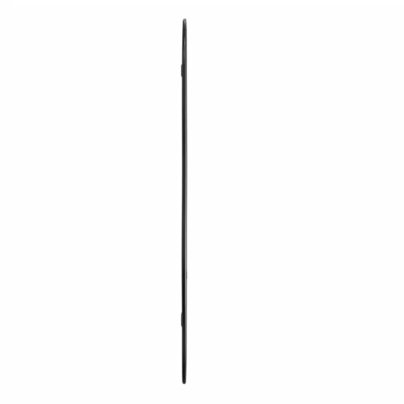 fekete falitükör 100x45 cm