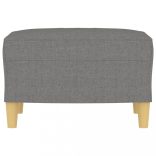 sötétszüke szövet lábzsámoly 60 x 50 x 41 cm