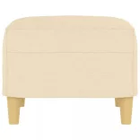 krémszínű szövet lábzsámoly 60 x 50 x 41 cm