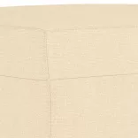 krémszínű szövet lábzsámoly 60 x 50 x 41 cm