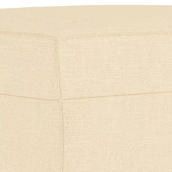 krémszínű szövet lábzsámoly 60 x 50 x 41 cm